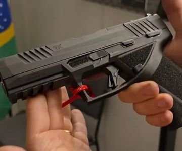 A pistola Taurus TX9 é ideal para porte e posse de arma, cursos e clubes de tiro no rio de janeiro