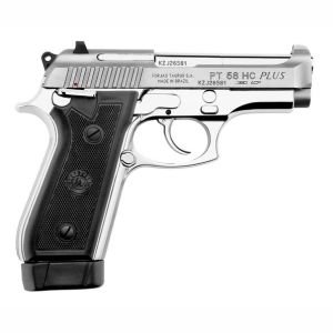 A Taurus PT 58 HC Plus é ideal para porte de arma e treino em estandes de tiro no Rio de Janeiro.