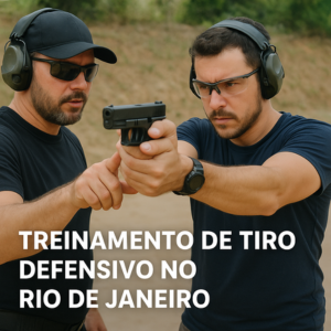 treinamento defensivo com arma de porte no Rio de Janeiro